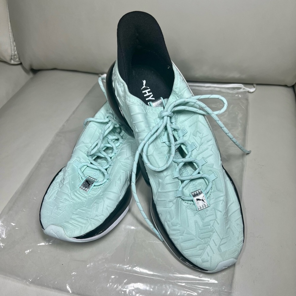 Puma hybrid women training shoes color green size 39